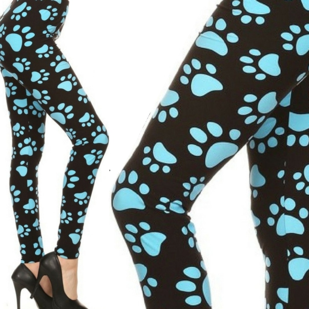 OS Leggings - Wicked Soft PAWS-itively Precious